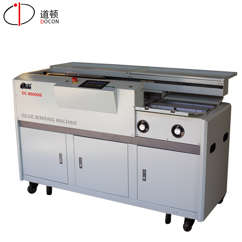 道頓 DC-8600DB A3全自動無線膠裝機 單膠輪